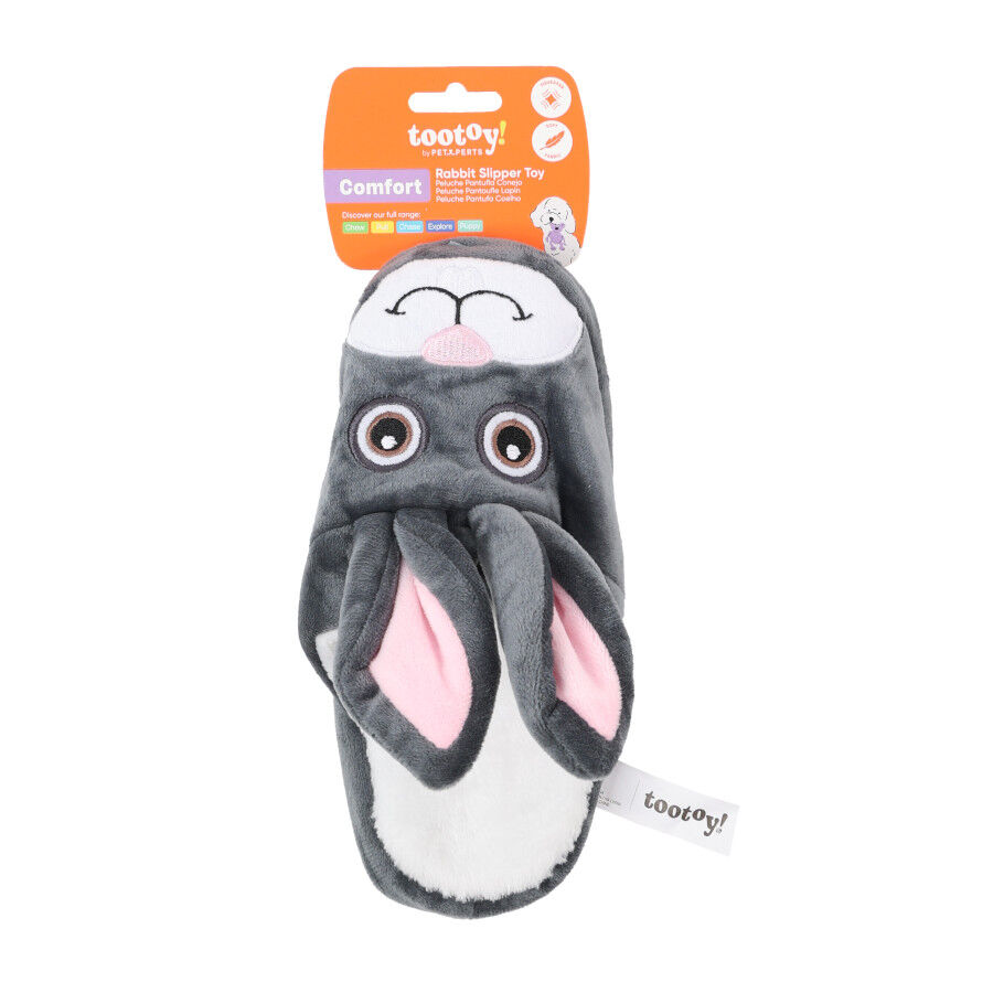 Tootoy! Pantufla Conejo de Peluche con Sonido  para perros, , large Imagen numero 8